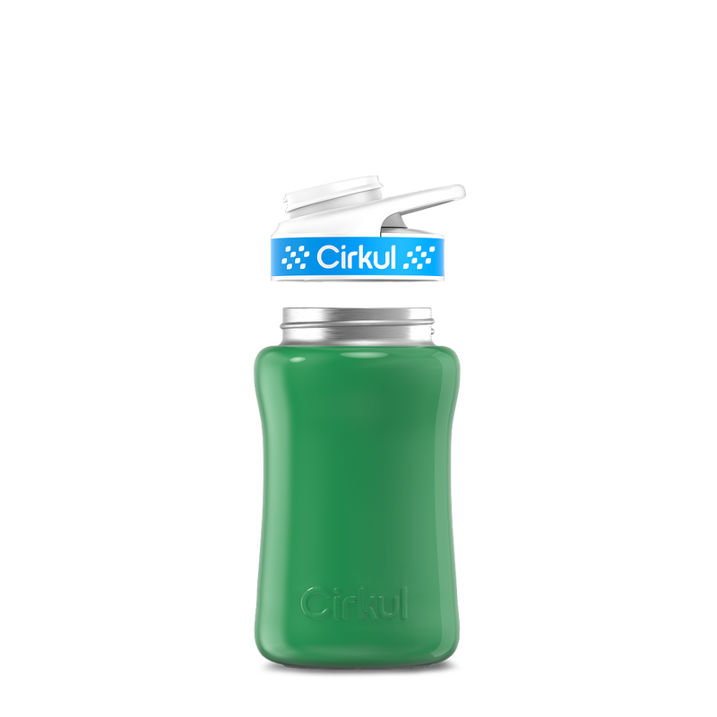 12oz. Stainless Steel Bottle & Comfort Grip Lid